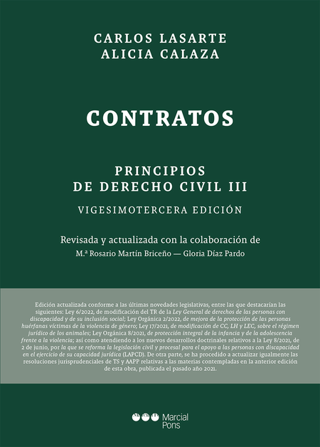 PRINCIPIOS DE DERECHO (III) CIVIL CONTRATOS