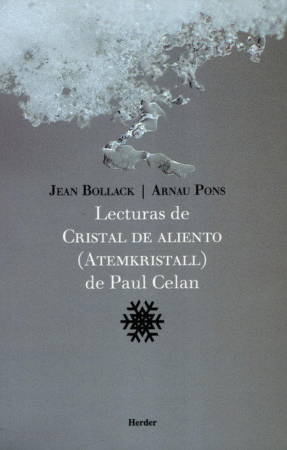 LECTURAS DE CRISTAL DE ALIENTO ATEMKRISTAL DE PAUL CELAN