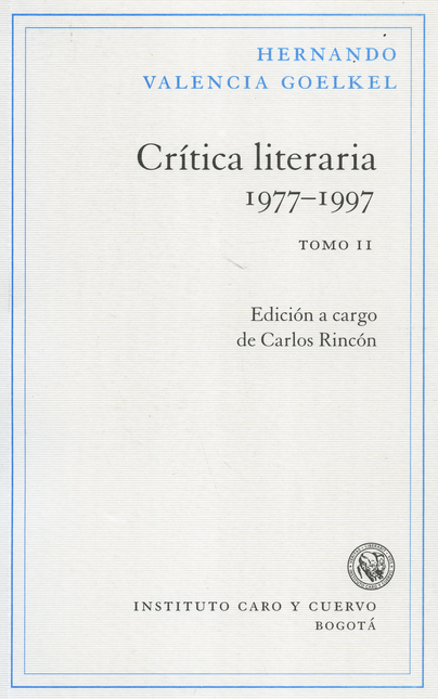 CRITICA LITERARIA (II) 1977-1997 VALENCIA GOELKEL