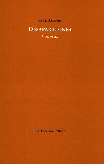 DESAPARICIONES POEMAS 1970-1979