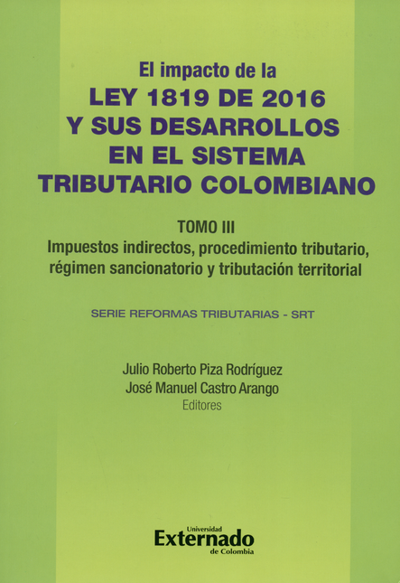 IMPUESTOS INDIRECTOS (III) PROCEDIMIENTO TRIBUTARIO REGIMEN SANCIONATORIO Y TRIBUTARIO TERRITORIAL
