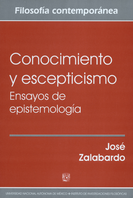 CONOCIMIENTO Y ESCEPTICISMO ENSAYOS DE EPISTEMOLOGIA